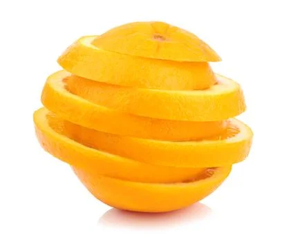 Chopped orange Stock Photos