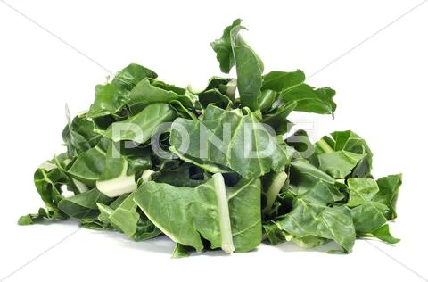 Chopped raw chards Stock Photos