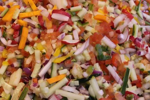 Chopped Salad. Stock Photos