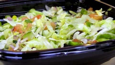 Chopped salad with steak Stock-Footage 105983368