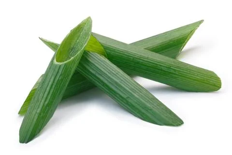 Chopped spring onion, paths Stock Photos