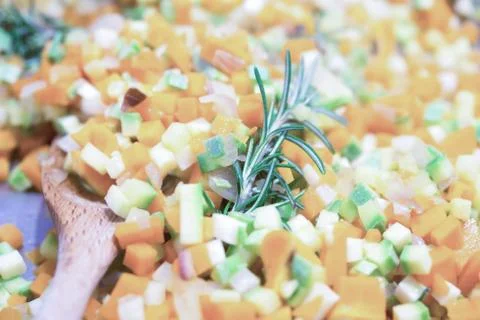 Chopped vegetables 写真素材