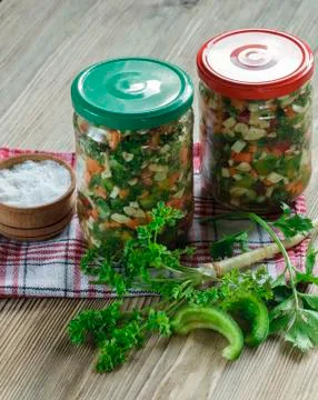 Chopped vegetables 스톡 사진