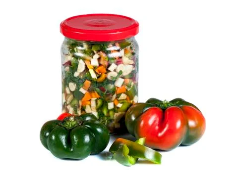 Chopped vegetables 스톡 사진