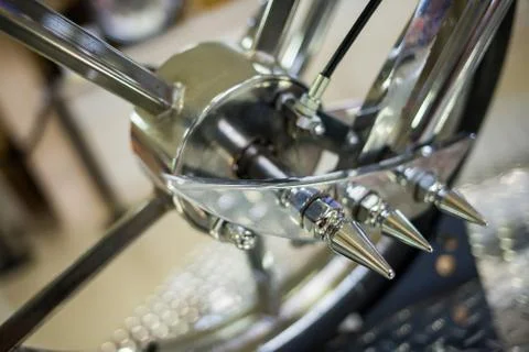 Chopper chrome Stock Photos