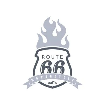 Chopper motorcycle Stock Illustration