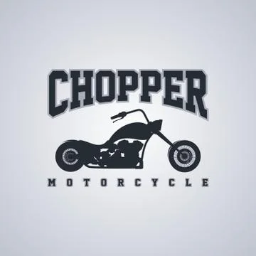 Chopper motorcycle Stock-Illustration