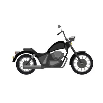 Chopper motorcycle Stock Illustration