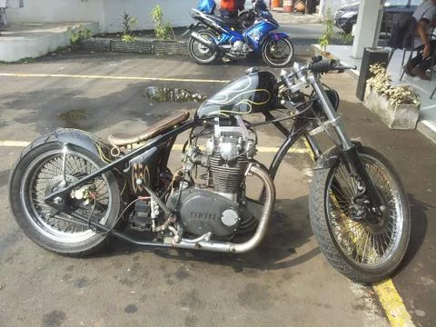 Chopper motorcycle 写真素材