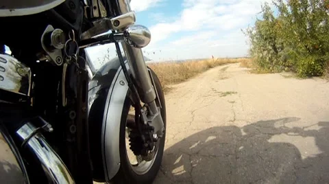 Chopper whell Stock Footage 8732049