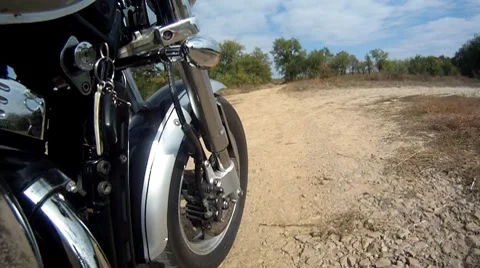 Chopper whell Stock Footage 8732096