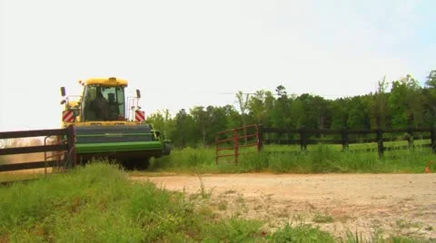 ChopperTurnsOntoRoad Stock Footage 11129216