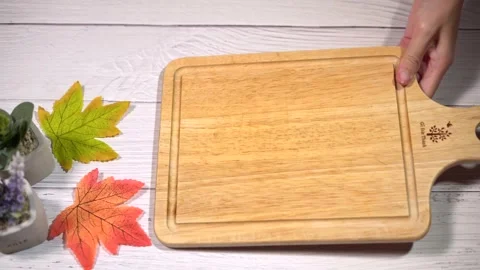Chopping Board Stock Footage 243469185