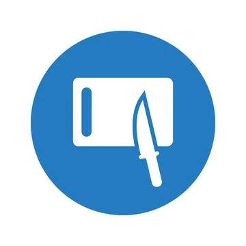 Chopping board icon. Stock Illustration