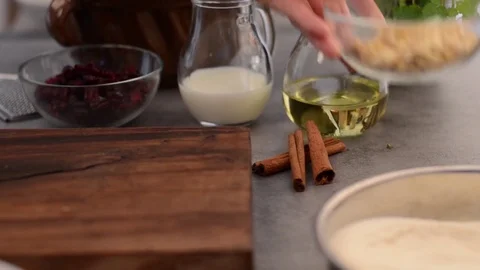 Chopping cashew nuts footage Stock Footage 76891915