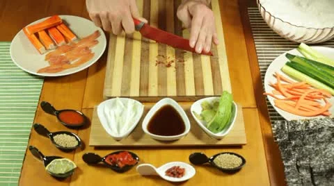 Chopping chilli pepper  库存影片 22200674