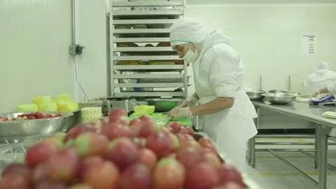Chopping fruit Video stock 77048999