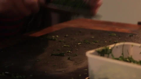 Chopping Ingredients - Cooking Stock Footage 47207939