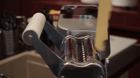 Chopping noodles Stock Footage 113526999