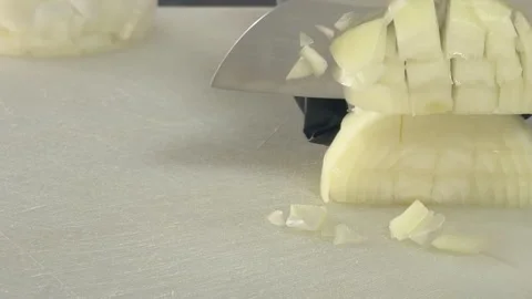 Chopping Onion Stock Footage 337269865