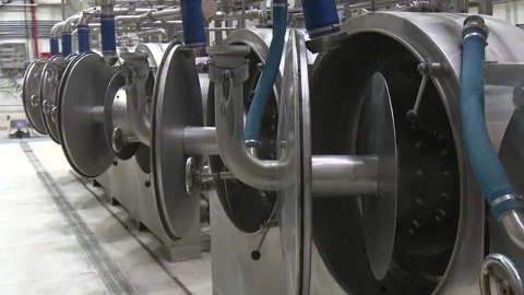 Chopping potatoes on a grater machine Stock Footage 102731875