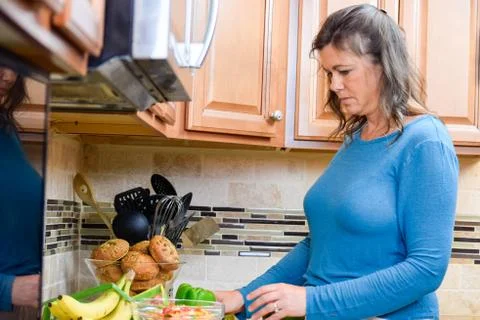 Chopping Vegetables Stock Photos