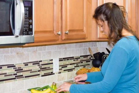 Chopping Vegetables Stock Photos