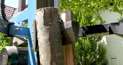 Chopping wood Stock Footage 277104752