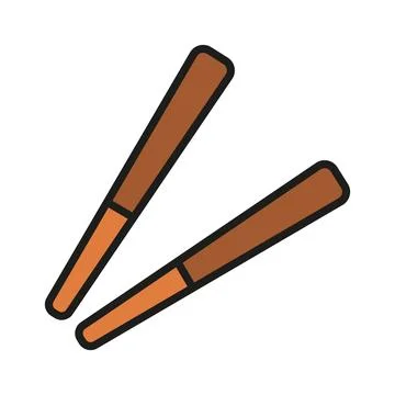 Chopstick icon vector design templates simple and modern Stock Illustration