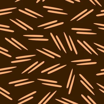 Chopstick seamless pattern background. Wooden chopstick motif doodle cartoon Stock Illustration