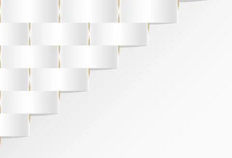 Chopsticks placed between sheets of paper Stock Illustration