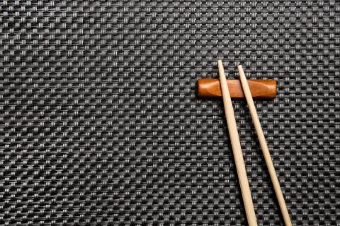 Chopsticks on the table Stock Photos
