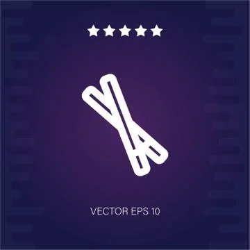Chopsticks vector icon Stock Illustration