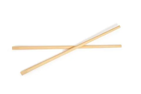 Chopsticks in white background Stock-Fotos