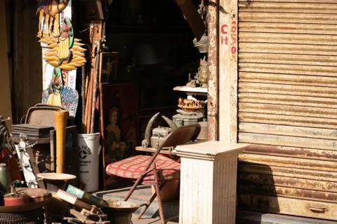 Chor Bazaar in Mumbai Foto stock