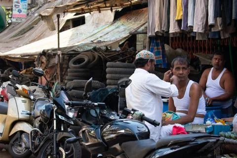 Chor Bazaar in Mumbai Stock Photos