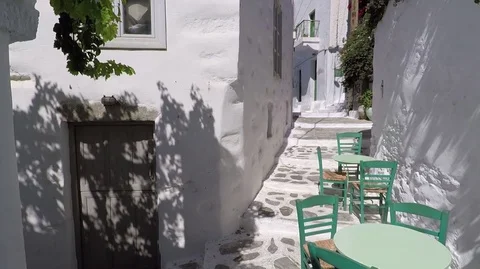 Chora in Amorgos island, Greece 動画素材 82024922