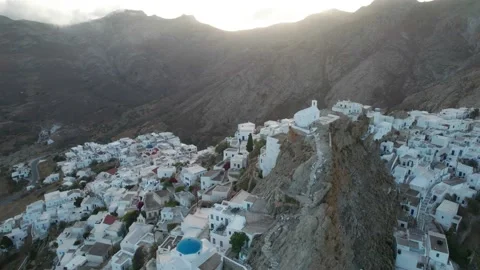 Chora of Serifos Greece Stock Footage 221760496