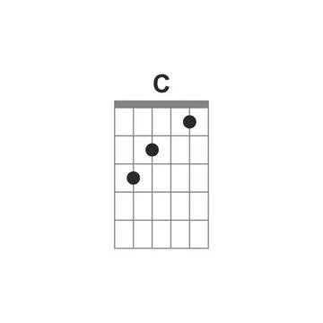 Chords icon C Stock Illustration