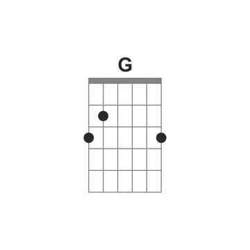 Chords icon G 스톡 일러스트