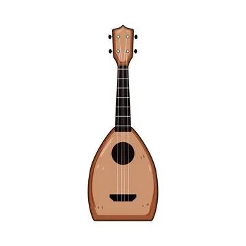 Chords ukulele cartoon vector illustration Stock Illustration