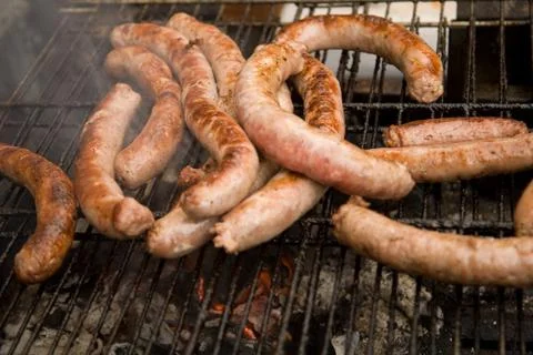 Chorizo barbecue Stock Photos