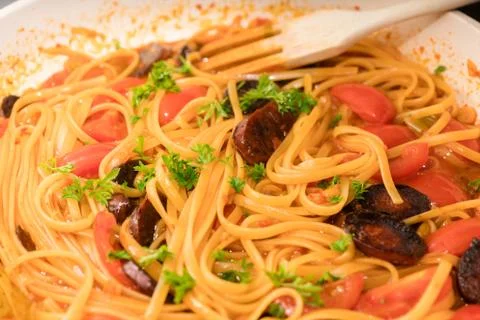 Chorizo dish Foto stock