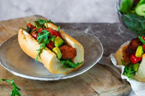 Chorizo rolls Stock Photos