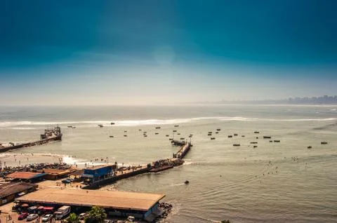 Chorrillos beach Stock Photos