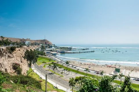 Chorrillos beach Stock Photos
