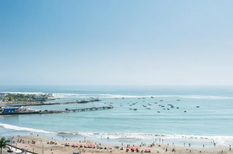 Chorrillos beach Stock Photos