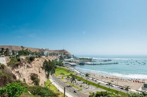 Chorrillos beach Stock Photos