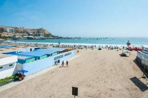 Chorrillos beach Stock Photos