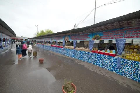 Chosu Bazaar, Tashkent Stock Photos